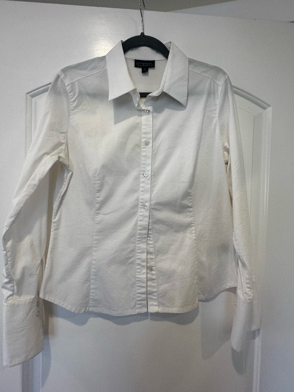 Classiques Entier Crisp White Tailored Button-Down Shirt